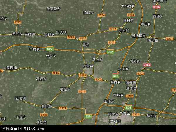 内黄县卫星地图 - 内黄县高清卫星地图 - 内黄县高清航拍地图 - 2024年内黄县高清卫星地图