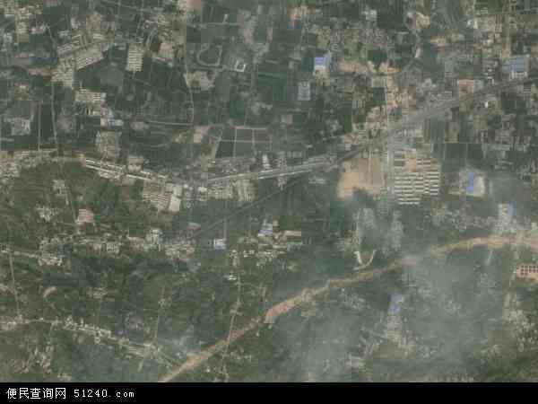 中国河南省郑州市新密市牛店镇地图(卫星地图)