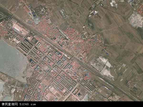 中国黑龙江省大庆市杜尔伯特蒙古族自治县泰康镇地图(卫星地图)