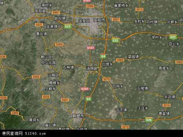汤阴县卫星地图 - 汤阴县高清卫星地图 - 汤阴县高清航拍地图 - 2024年汤阴县高清卫星地图