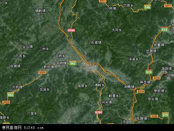 天台县卫星地图 - 天台县高清卫星地图 - 天台县高清航拍地图 - 2024年天台县高清卫星地图