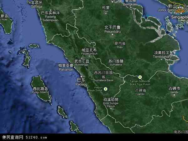 西苏门答腊卫星地图 - 西苏门答腊高清卫星地图 - 西苏门答腊高清航拍地图 - 2024年西苏门答腊高清卫星地图