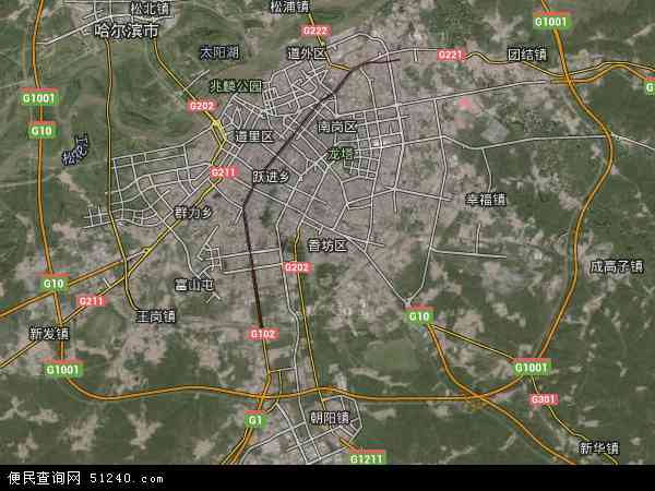 香坊区卫星地图 - 香坊区高清卫星地图 - 香坊区高清航拍地图 - 2024年香坊区高清卫星地图