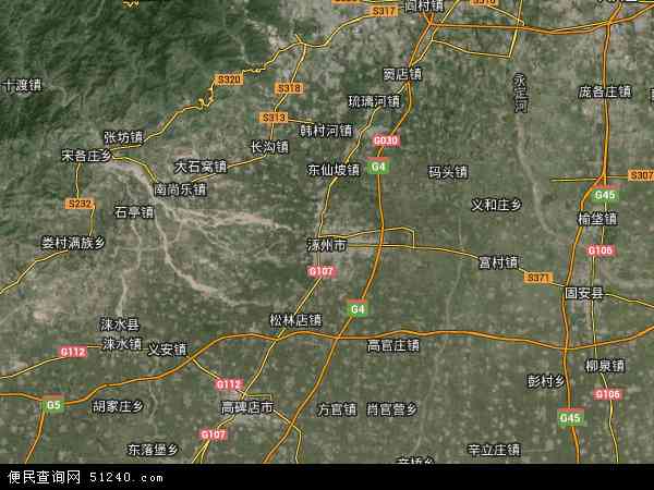 涿州市卫星地图 - 涿州市高清卫星地图 - 涿州市高清航拍地图 - 2024年涿州市高清卫星地图