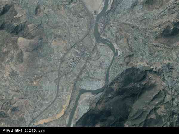 中国四川省攀枝花市米易县白马镇地图(卫星地图)