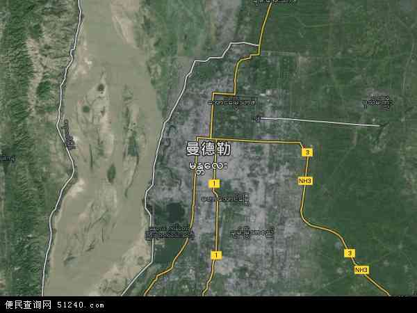 曼德勒省卫星地图 - 曼德勒省高清卫星地图 - 曼德勒省高清航拍地图 - 2024年曼德勒省高清卫星地图
