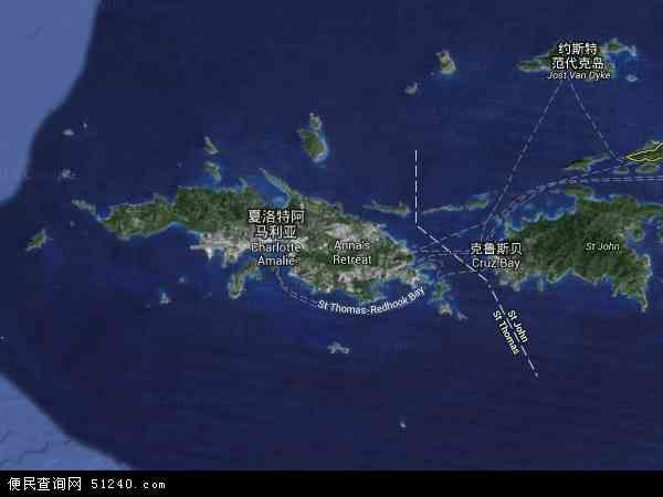 美属维尔京群岛卫星地图 - 美属维尔京群岛高清卫星地图 - 美属维尔京群岛高清航拍地图 - 2024年美属维尔京群岛高清卫星地图