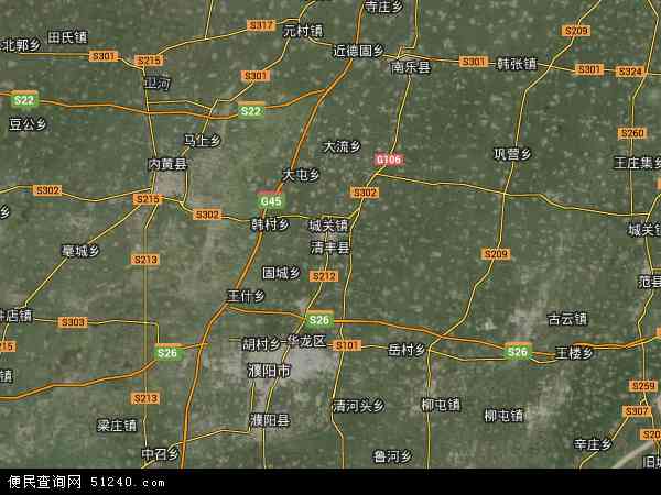 清丰县卫星地图 - 清丰县高清卫星地图 - 清丰县高清航拍地图 - 2024年清丰县高清卫星地图
