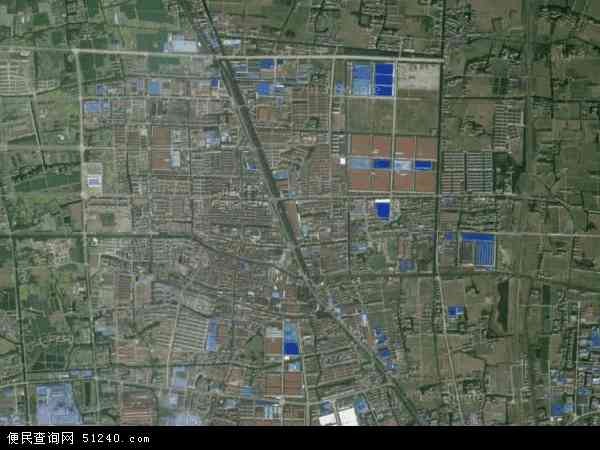 中国江苏省苏州市张家港市塘桥镇地图(卫星地图)