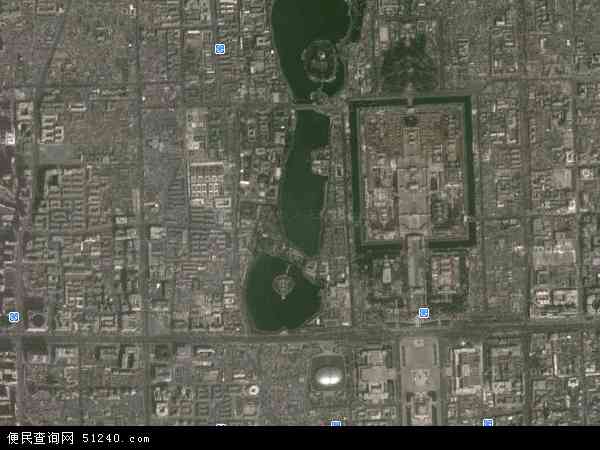 西长安街卫星地图 - 西长安街高清卫星地图 - 西长安街高清航拍地图 - 2024年西长安街高清卫星地图
