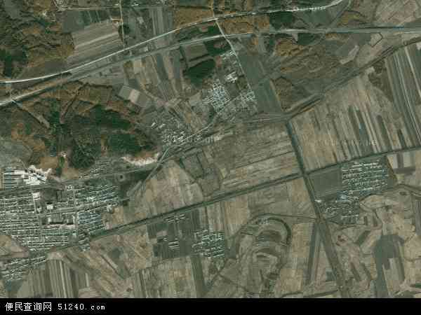 中国黑龙江省鸡西市虎林市杨岗镇地图(卫星地图)