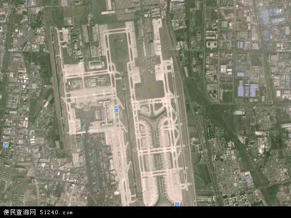 首都机场卫星地图 - 首都机场高清卫星地图 - 首都机场高清航拍地图 - 2024年首都机场高清卫星地图