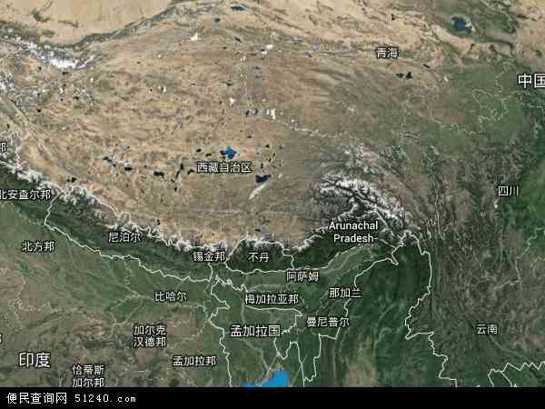 西藏自治区卫星地图 - 西藏自治区高清卫星地图 - 西藏自治区高清航拍地图 - 2024年西藏自治区高清卫星地图