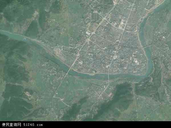 中国江西省吉安市永新县禾川镇地图(卫星地图)