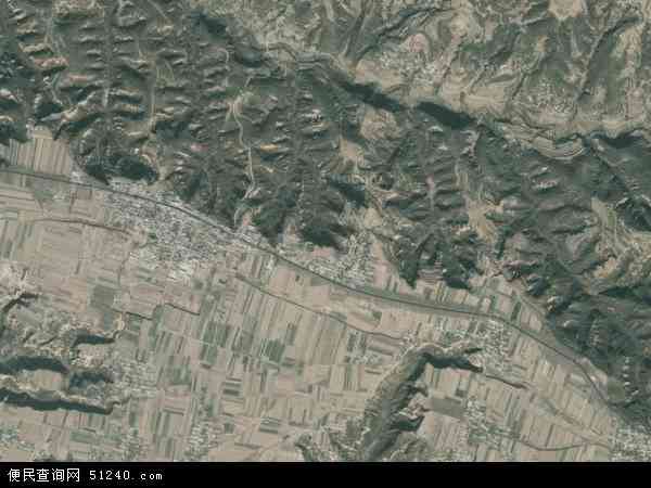中国山西省临汾市翼城县隆化镇地图(卫星地图)