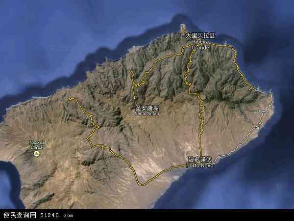 圣安唐岛卫星地图 - 圣安唐岛高清卫星地图 - 圣安唐岛高清航拍地图 - 2024年圣安唐岛高清卫星地图