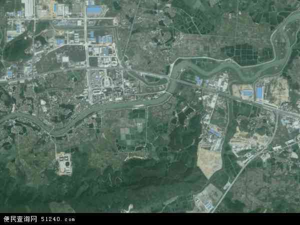 中国广东省佛山市高明区明城镇地图(卫星地图)