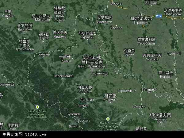 伊万－弗兰科夫州卫星地图 - 伊万－弗兰科夫州高清卫星地图 - 伊万－弗兰科夫州高清航拍地图 - 2024年伊万－弗兰科夫州高清卫星地图