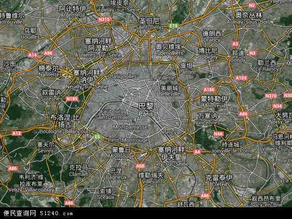 巴黎卫星地图 - 巴黎高清卫星地图 - 巴黎高清航拍地图 - 2024年巴黎高清卫星地图