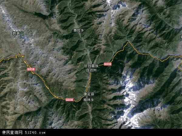 甘孜藏族自治州卫星地图 - 甘孜藏族自治州高清卫星地图 - 甘孜藏族自治州高清航拍地图 - 2024年甘孜藏族自治州高清卫星地图