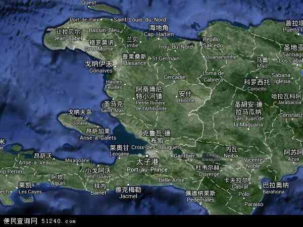 海地卫星地图 - 海地高清卫星地图 - 海地高清航拍地图 - 2024年海地高清卫星地图