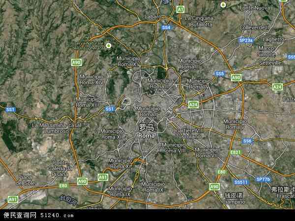 罗马卫星地图 - 罗马高清卫星地图 - 罗马高清航拍地图 - 2024年罗马高清卫星地图