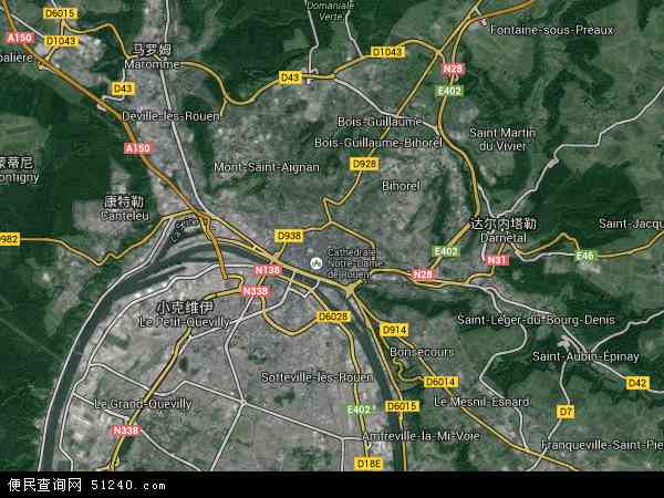 鲁昂卫星地图 - 鲁昂高清卫星地图 - 鲁昂高清航拍地图 - 2024年鲁昂高清卫星地图
