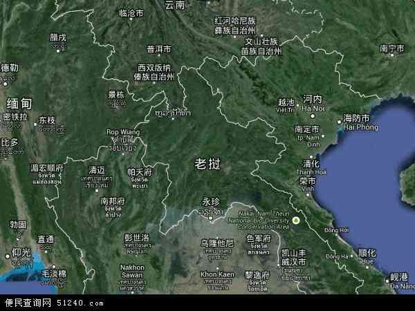 老挝卫星地图 - 老挝高清卫星地图 - 老挝高清航拍地图 - 2024年老挝高清卫星地图