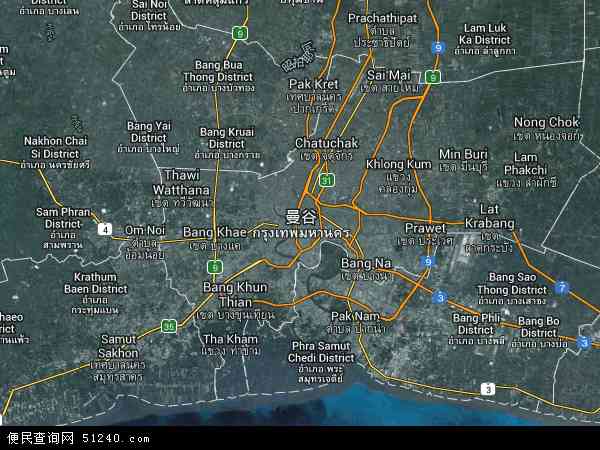 曼谷卫星地图 - 曼谷高清卫星地图 - 曼谷高清航拍地图 - 2024年曼谷高清卫星地图