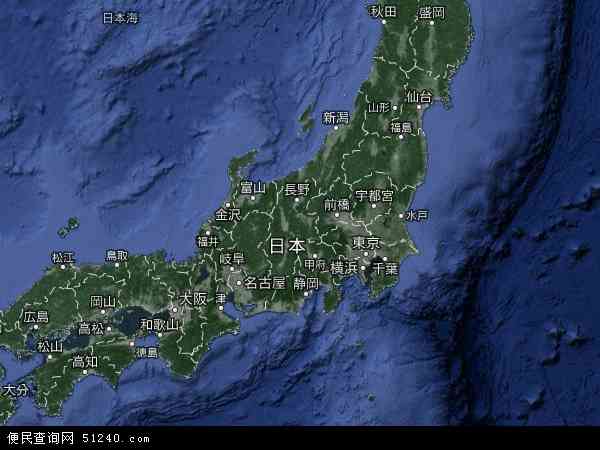 日本卫星地图 - 日本高清卫星地图 - 日本高清航拍地图 - 2024年日本高清卫星地图