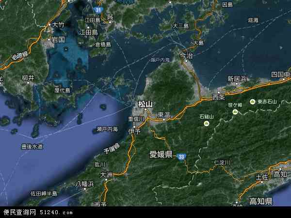 爱媛卫星地图 - 爱媛高清卫星地图 - 爱媛高清航拍地图 - 2024年爱媛高清卫星地图
