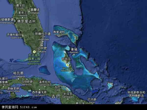 巴哈马卫星地图 - 巴哈马高清卫星地图 - 巴哈马高清航拍地图 - 2024年巴哈马高清卫星地图