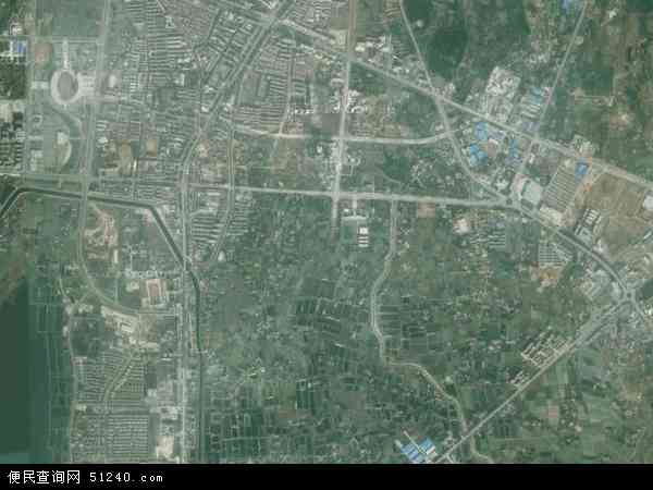 中国湖北省荆门市掇刀区掇刀地图(卫星地图)
