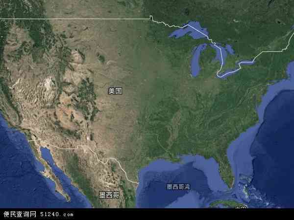 美国卫星地图 - 美国高清卫星地图 - 美国高清航拍地图 - 2024年美国高清卫星地图