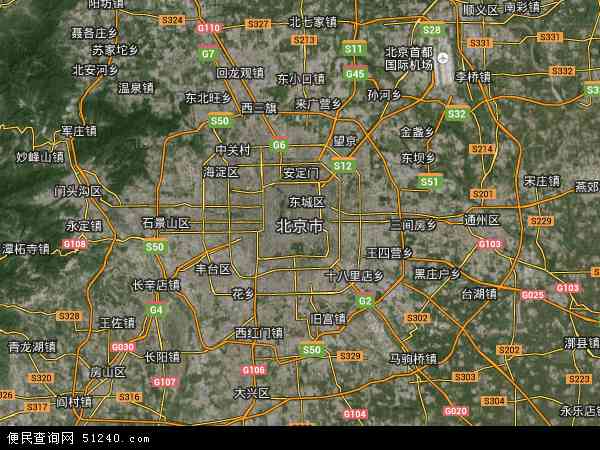 北京市卫星地图 - 北京市高清卫星地图 - 北京市高清航拍地图 - 2024年北京市高清卫星地图