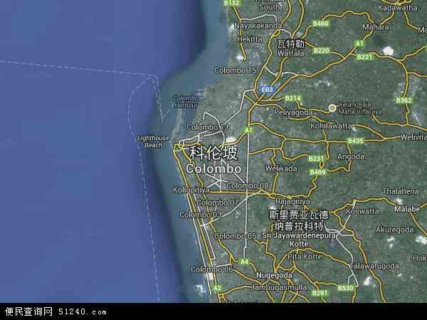 科伦坡卫星地图 - 科伦坡高清卫星地图 - 科伦坡高清航拍地图 - 2024年科伦坡高清卫星地图