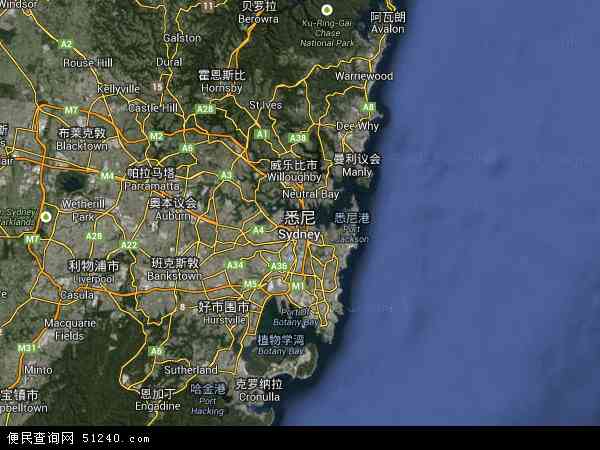 悉尼卫星地图 - 悉尼高清卫星地图 - 悉尼高清航拍地图 - 2024年悉尼高清卫星地图