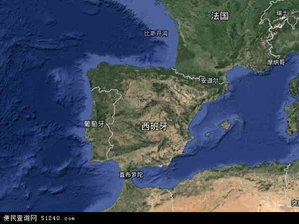 西班牙卫星地图 - 西班牙高清卫星地图 - 西班牙高清航拍地图 - 2024年西班牙高清卫星地图