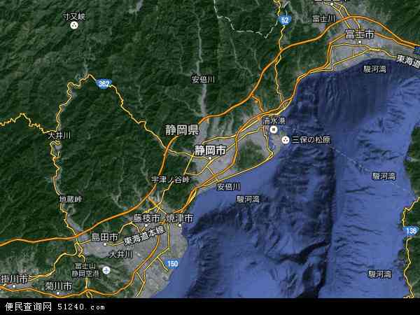 静冈卫星地图 - 静冈高清卫星地图 - 静冈高清航拍地图 - 2024年静冈高清卫星地图