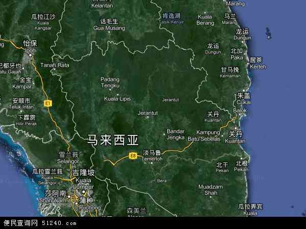 彭亨卫星地图 - 彭亨高清卫星地图 - 彭亨高清航拍地图 - 2024年彭亨高清卫星地图
