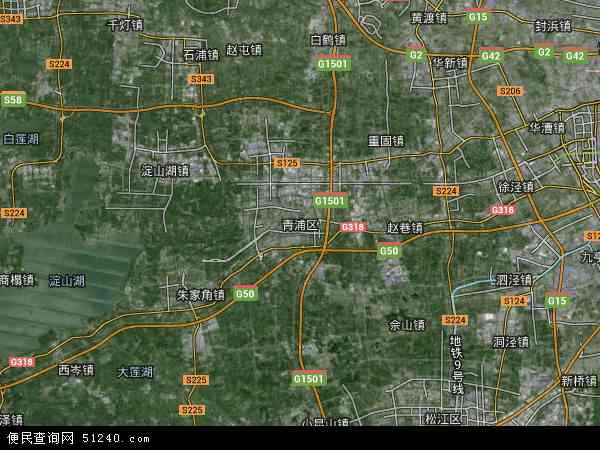 青浦区卫星地图 - 青浦区高清卫星地图 - 青浦区高清航拍地图 - 2024年青浦区高清卫星地图