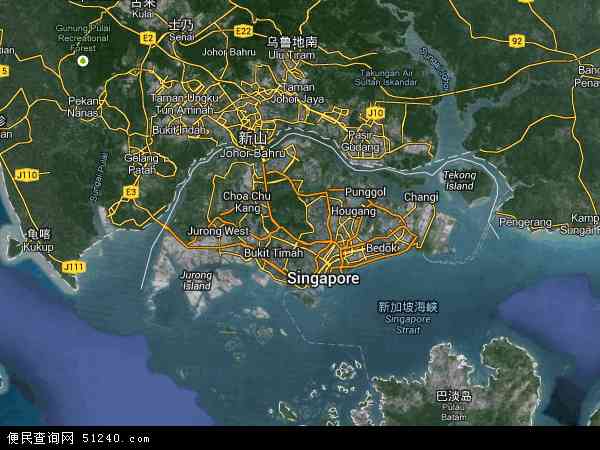 新加坡卫星地图 - 新加坡高清卫星地图 - 新加坡高清航拍地图 - 2024年新加坡高清卫星地图