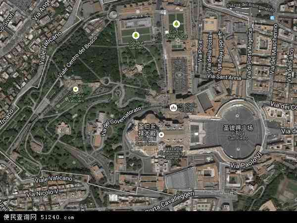 梵蒂冈卫星地图 - 梵蒂冈高清卫星地图 - 梵蒂冈高清航拍地图 - 2024年梵蒂冈高清卫星地图