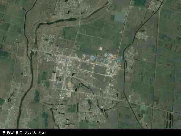 中国江苏省徐州市新沂市合沟镇地图(卫星地图)