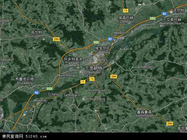 兰茨胡特卫星地图 - 兰茨胡特高清卫星地图 - 兰茨胡特高清航拍地图 - 2024年兰茨胡特高清卫星地图