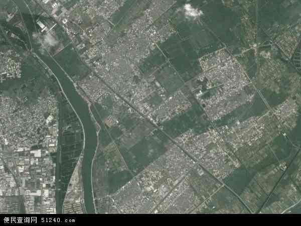中国广东省汕头市龙湖区新溪镇地图(卫星地图)