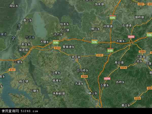 余干县卫星地图 - 余干县高清卫星地图 - 余干县高清航拍地图 - 2024年余干县高清卫星地图