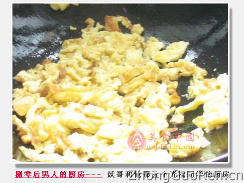 金针菇炒鸡蛋