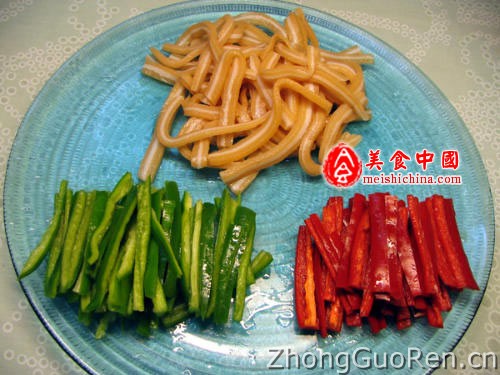 青红椒炒素食