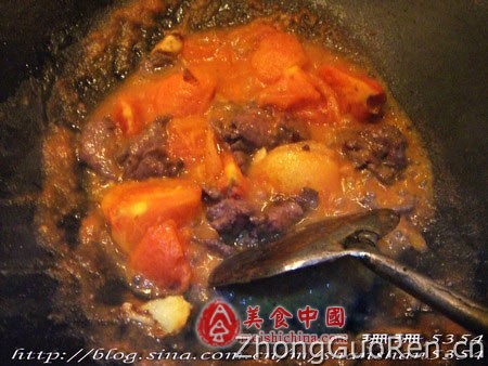 番茄煮牛肉